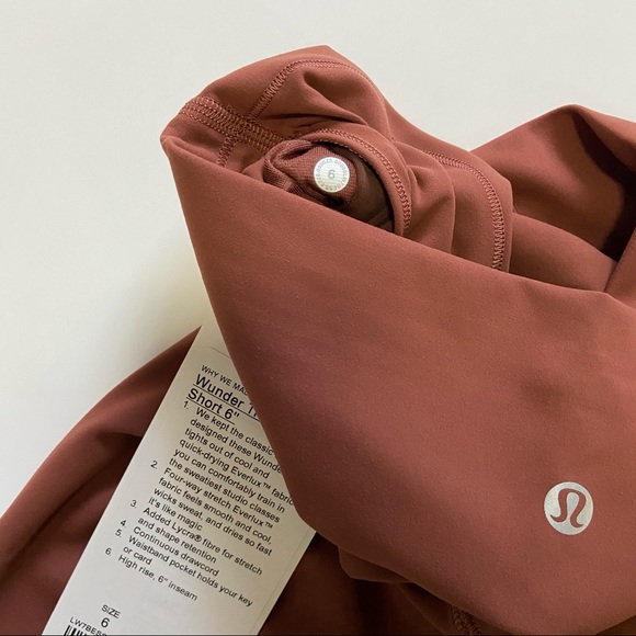 Lululemon Wunder Train HR Short 6”, Ancient Copper - Picture 4 of 4